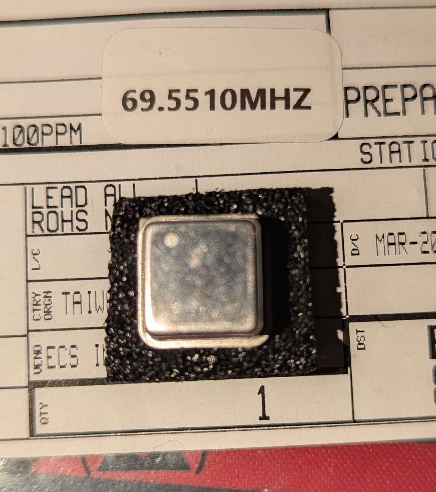Sharp X68000 XVI/Super 69.5510 MHz Oscillator Replacement