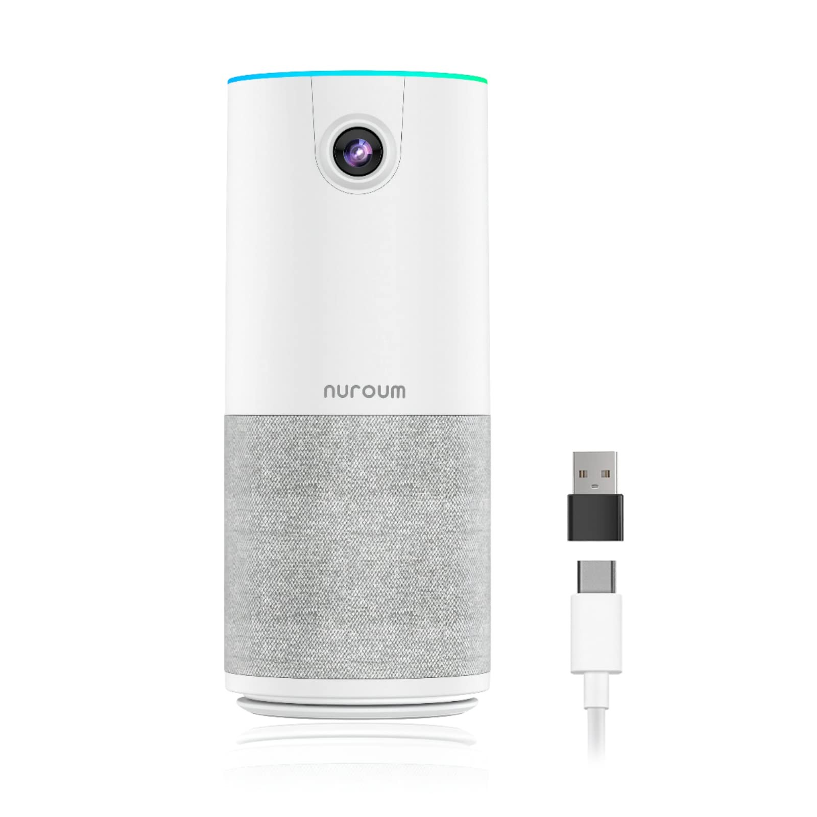 Conference Webcam w/Microphone & Speaker for HD1080P Video Call, Portable All-in