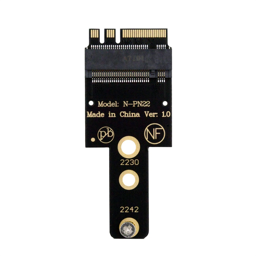 A+E-Key Male 2230 NGFF to M-key Female NVME Extension Adapter for SSD 2230 2242