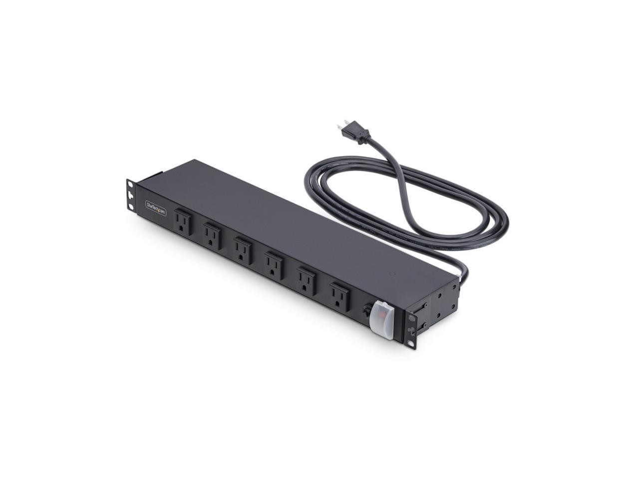StarTech.com 1215B8H-RACK-PDU-RA 12-Outlet Rackmount 1U Power Distribution Units