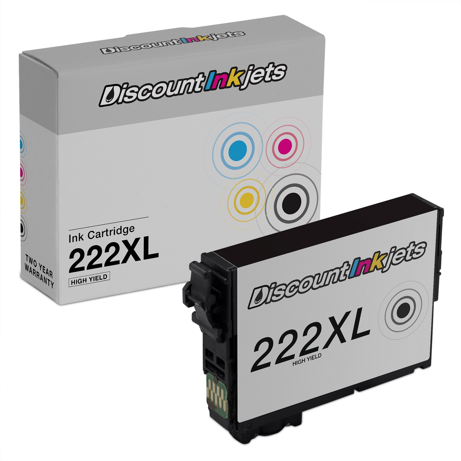 DI Ink Cartridge Replacement for Epson 222XL HY Black T222XL120 WF-2960 XP-5200