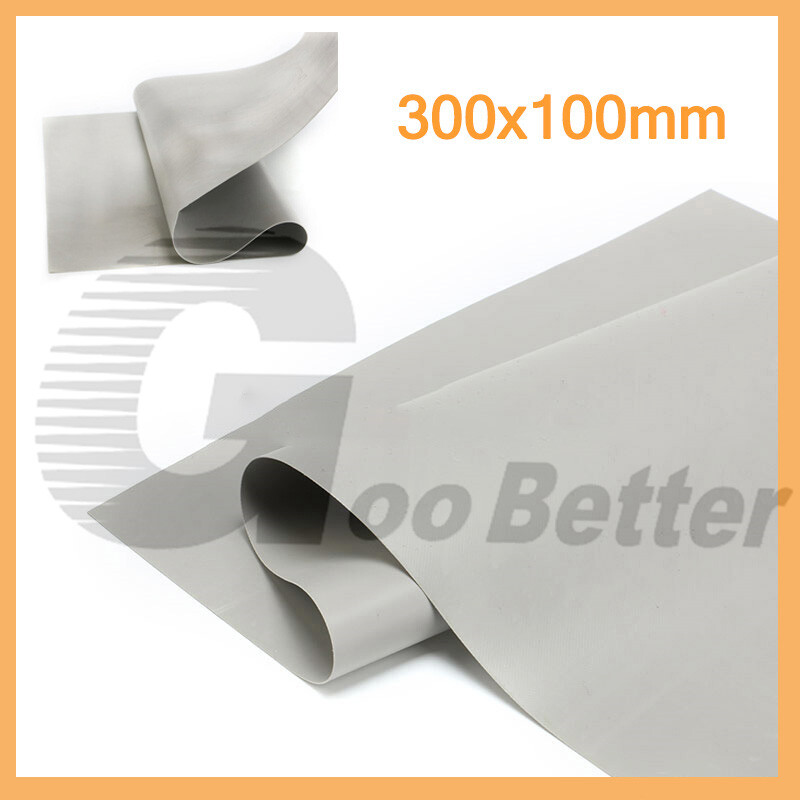 Grey Thermal Conductive Silicone Pad For Replacement 300 x100mm Thickness 0.25mm