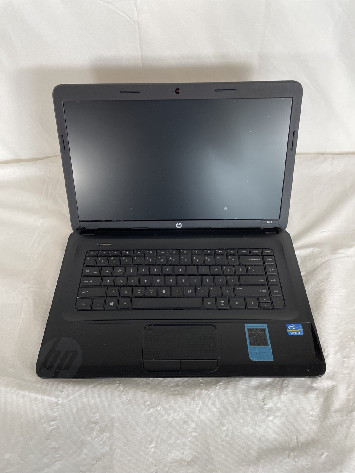 HP 2000 Notebook PC | Intel i3-2328M 2.2GHz  | 8GB RAM | NO HDD | Medium Battery