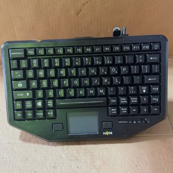 Havis KB-105 Rugged Keyboard w/ Bracket