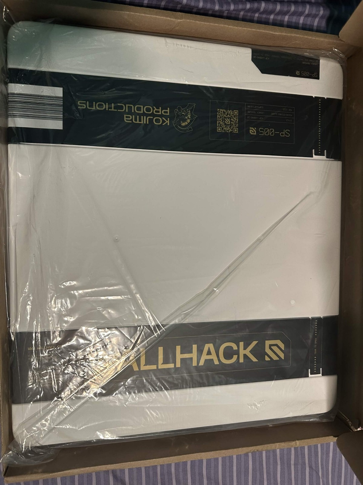 WALLHACK x KOJIMA PRODUCTIONS SP-005 KJP LUDENS-10 Glass Mousepad LIMITED NEW