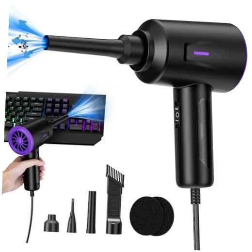 Electric Air Duster - Air Blower - Multi-Use Compressed Air Duster for Purple