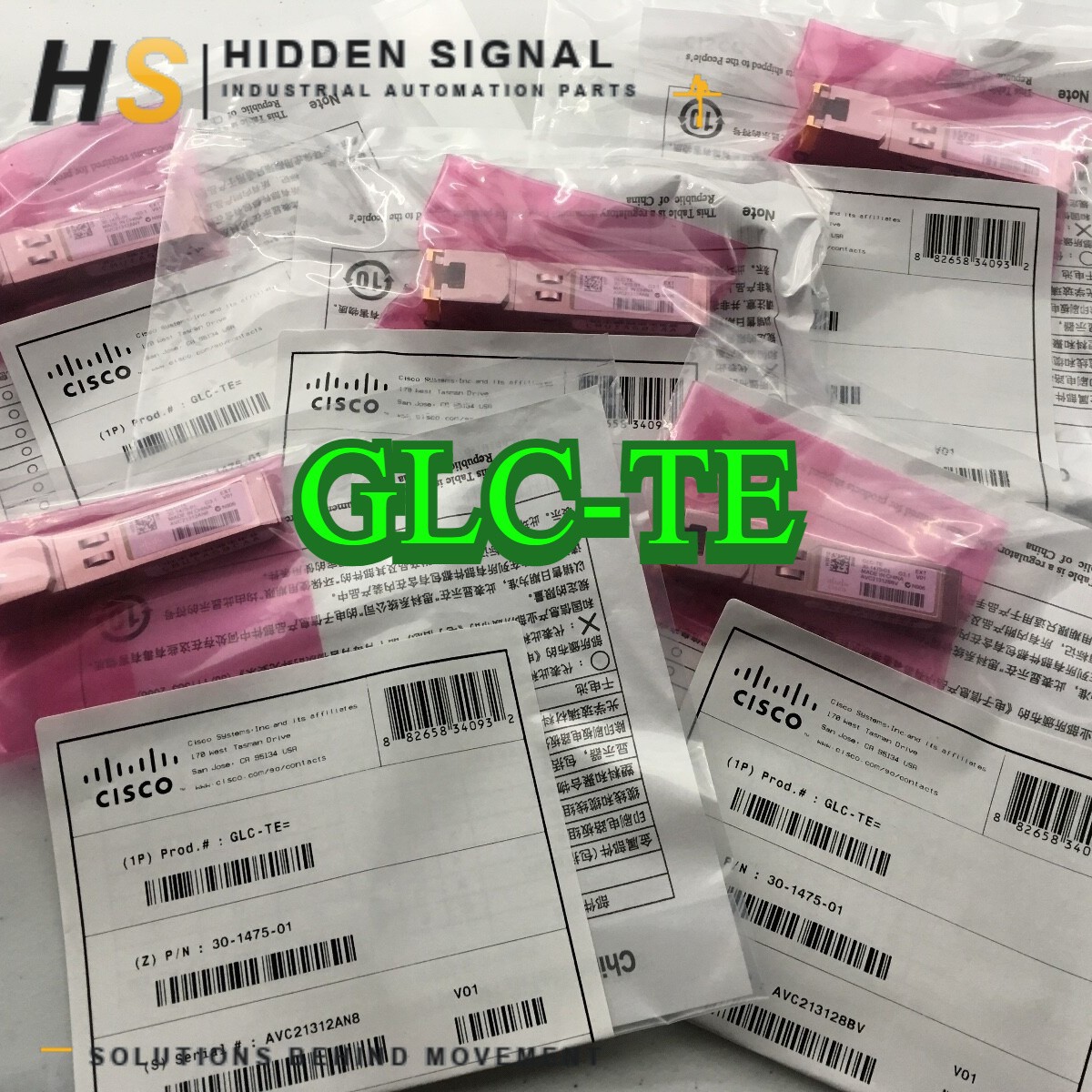 GLC-TE Cisco 1000BASE-T SFP Copper RJ-45 100m - FAST SHIPING