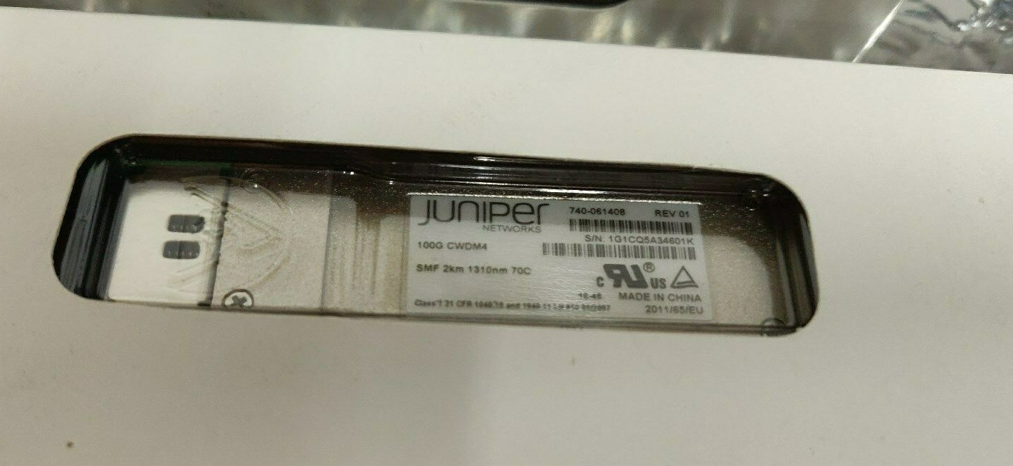 Juniper JNP-QSFP-100G-CWDM-A 740-061408 100GBASE CWDM4 QSFP+ Transceiver - NOB