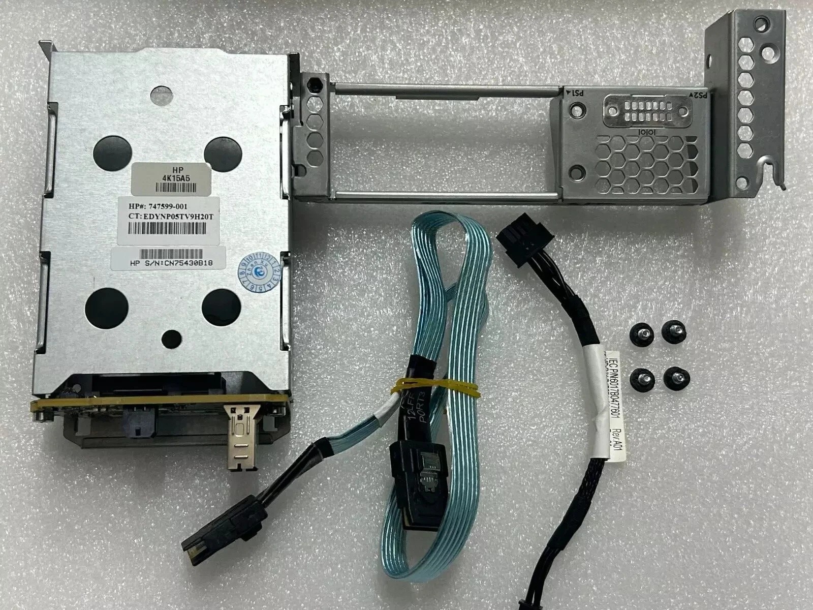 777280-001 HP DL380 G9 2xSFF HDD Backplane w/Cables 747599-001 777840-001-USK
