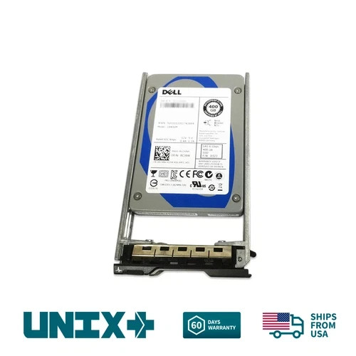 Dell 8C38W 400GB SAS 2.5in 6Gbps SSD Server Drive w/ Caddy for Dell Server