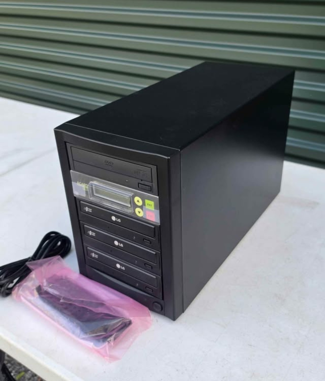 ACARD Pro 1-to-3 Standalone CD/DVD Duplicator Tower.