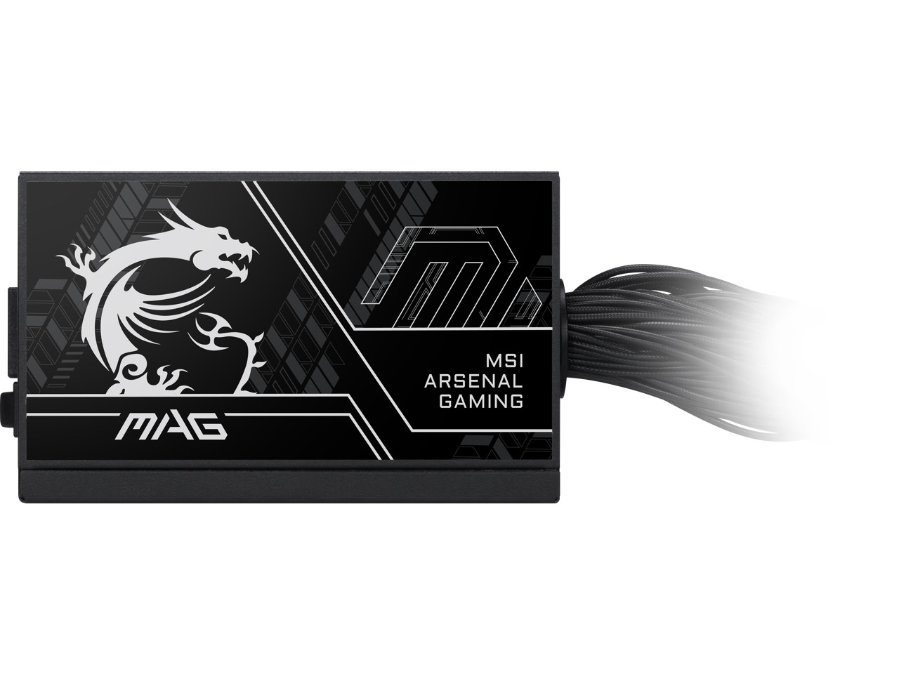 MSI MAG A650BN PCIE5 III, Non-Modular Compact Gaming 650W Power Supply, 80+