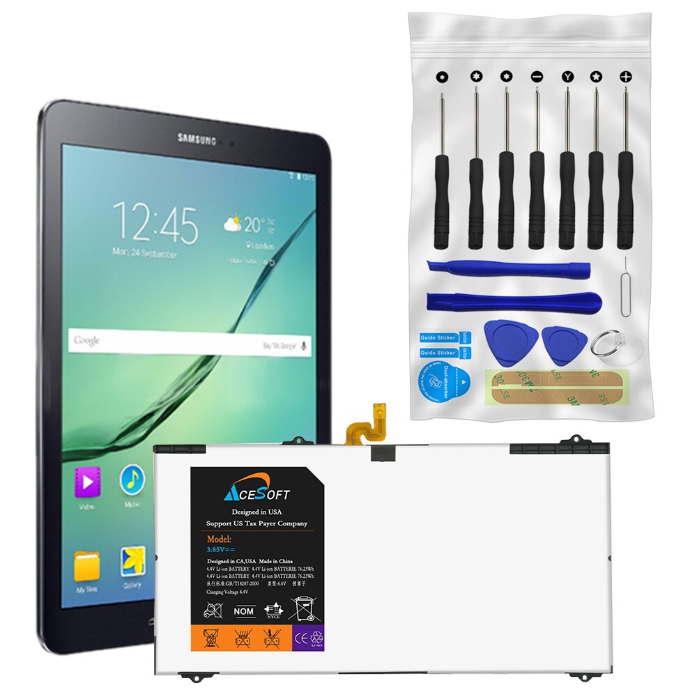 Long Lifespan 6000mAh Battery Repair Tool f Samsung Galaxy Tab S2 9.7" SM-T818V