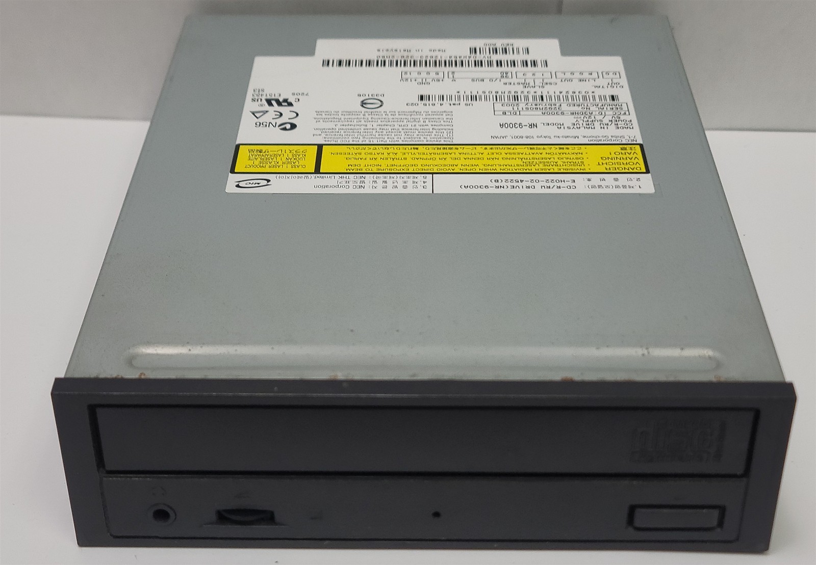 NEC NR-9300A CD-R/RW 5.25" Drive, PATA/IDE/40-Pin, tested w/pics