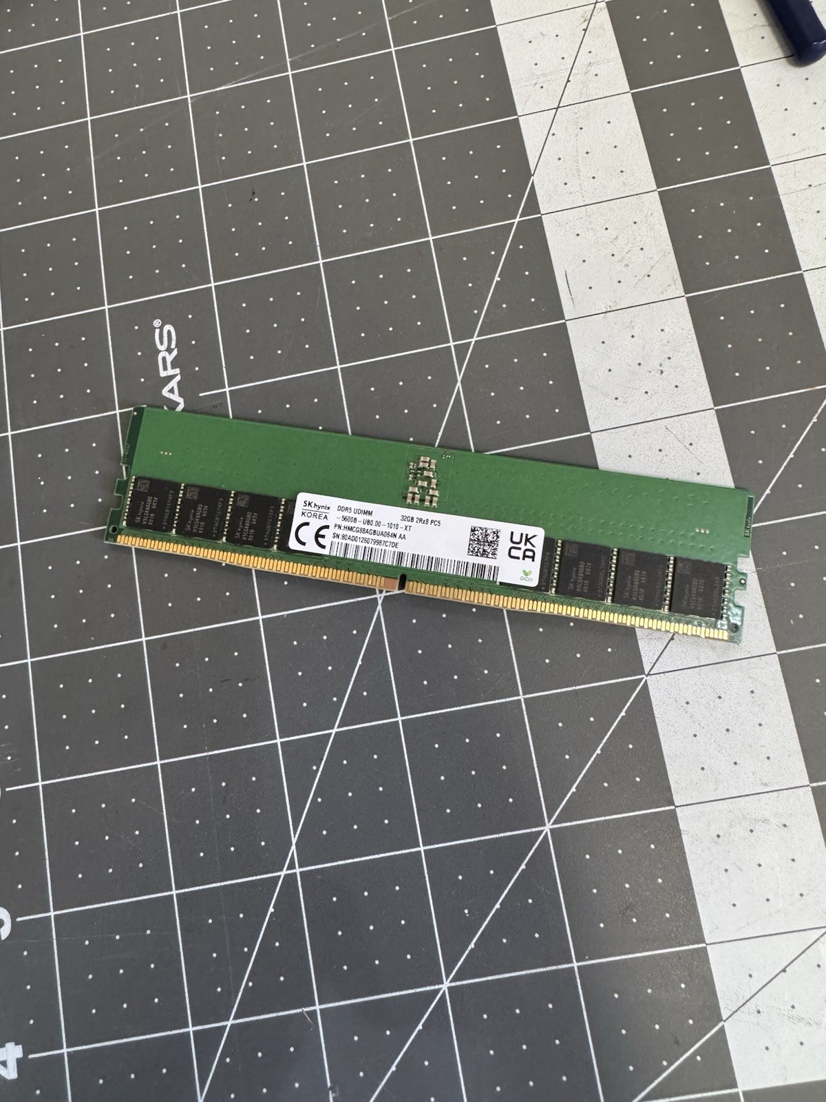 New machine pull SK Hynix 32GB DDR5 5600MHz PC5-5600B UDIMM RAM HMCG88AGBUA084N