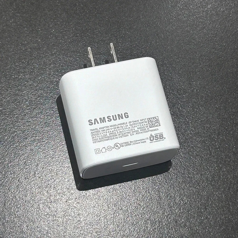Original Samsung Galaxy S26 S25 S24 +/Ultra 45W USB-C Super Fast Charge Adapter