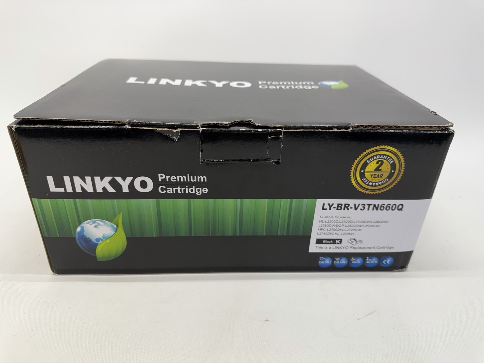 Linkyo LY-BR-V3TN660Q Premium Cartridge 2-Pack Black