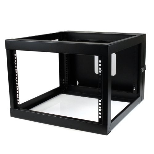 StarTech 6U 22in Depth Hinged Open Frame Wallmount Server Rack (RK619WALLOH)