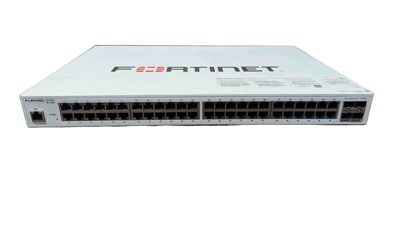 Fortinet FortiSwitch FS-448D 48-Port Gigabit Switch Managed Rackmount