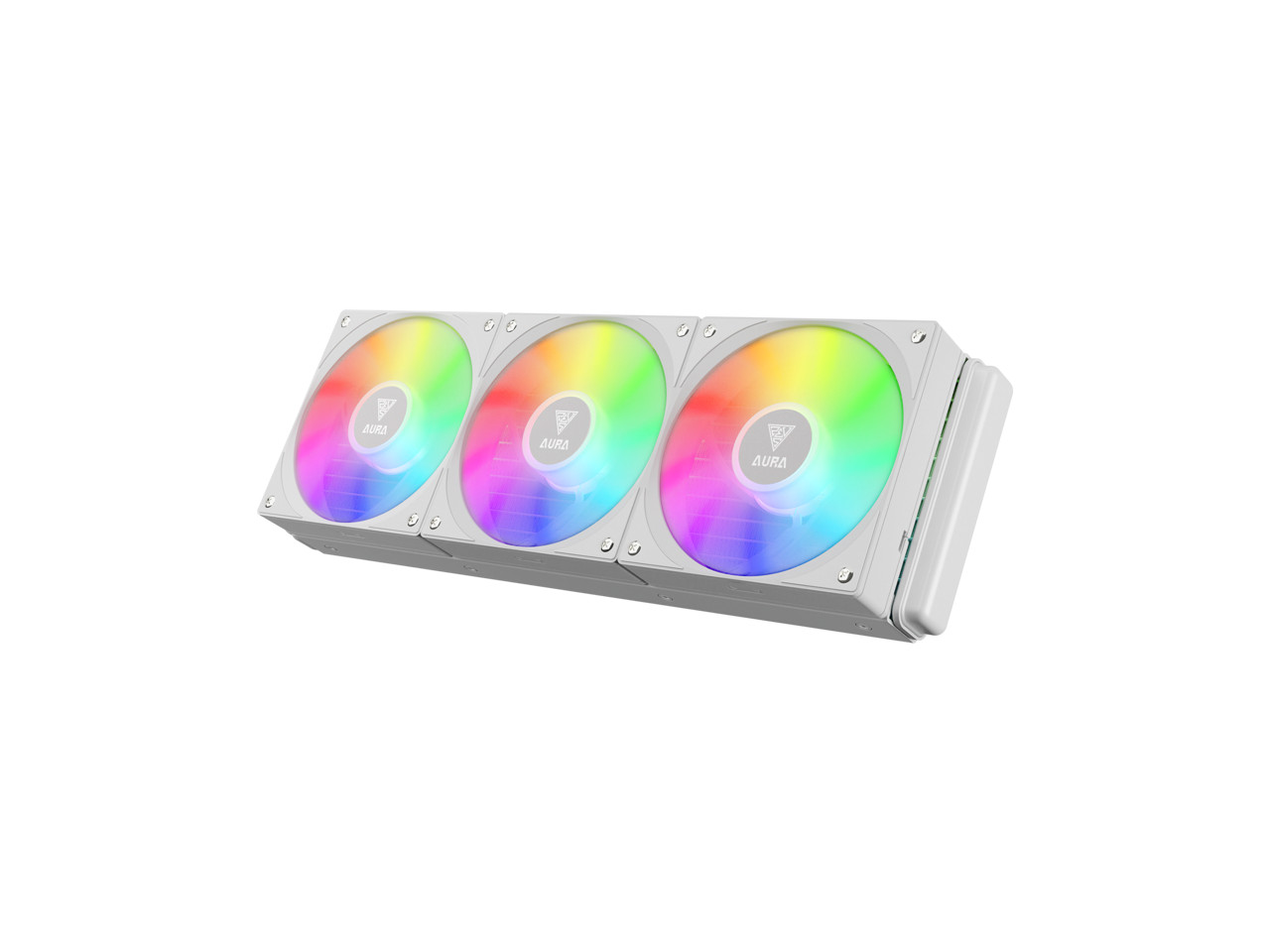 Aura GLV2 360mm AIO Liquid CPU Cooler, Rotatable Performance 10-Pole GAMDIAS