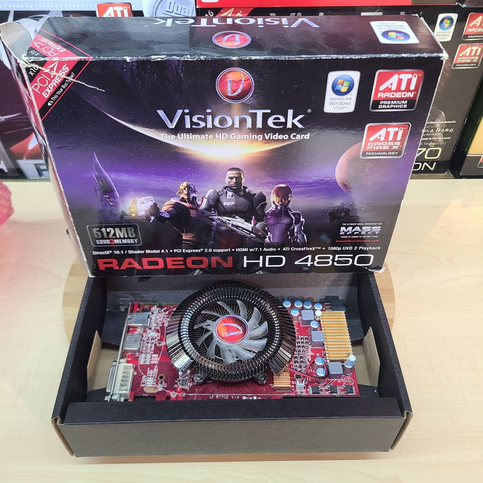VisionTek ATI Radeon HD 4850 (900241) 512MB GDDR3 SDRAM PCI Express x16 Graphics