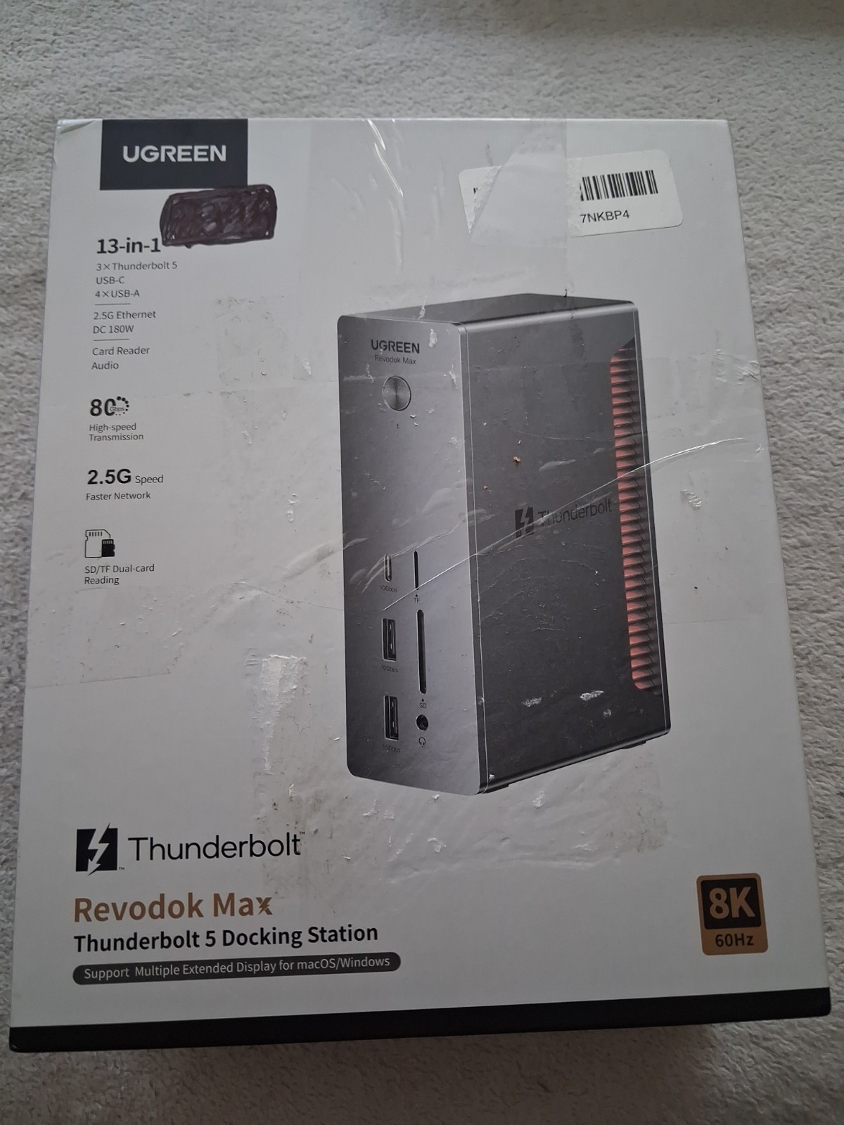 UGREEN REVODOK MAX THUNDERBOLT 5 DOCKING STATION U715 13 IN 1 45790 