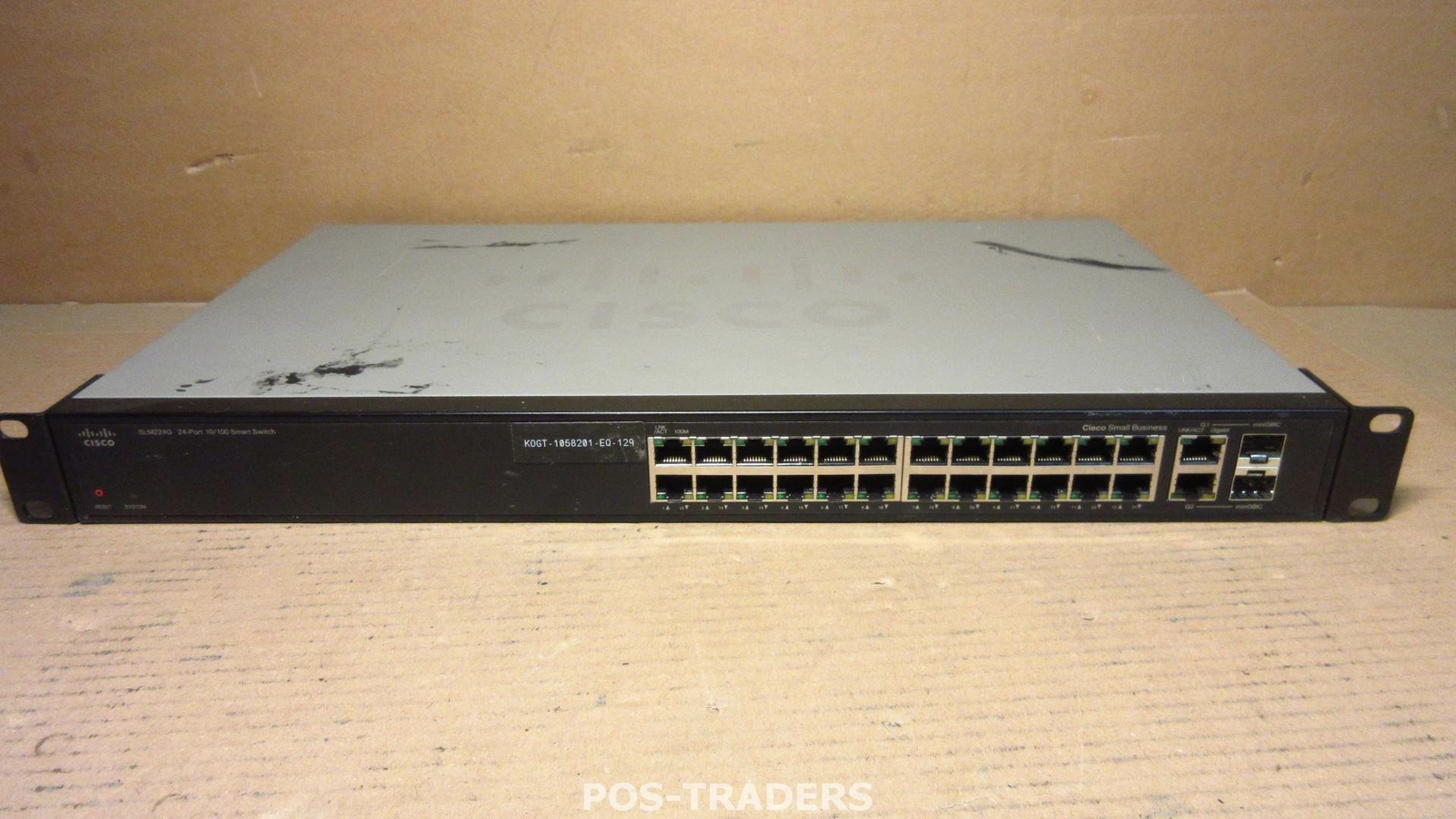 Cisco SLM224G V01 24-Port 10/100 Smart Switch 24x 10/100 2x SFP 2x Gigabit