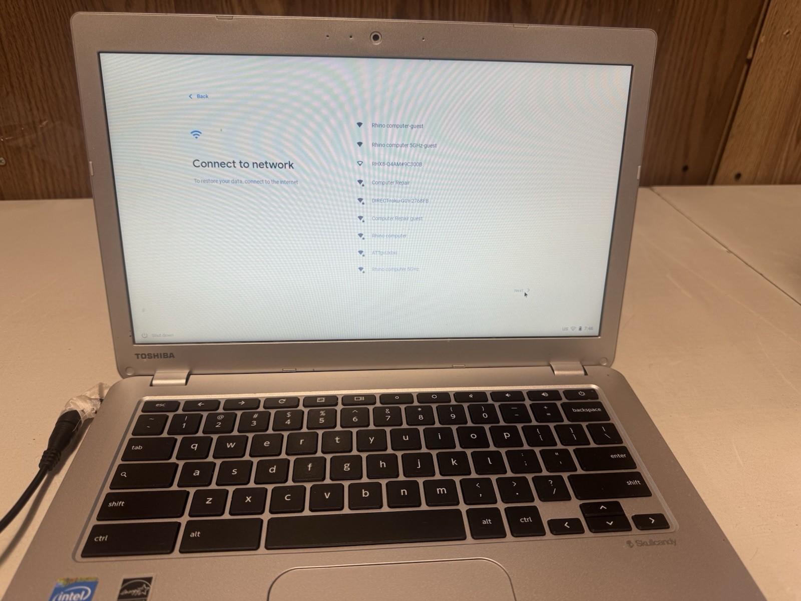 Toshiba Chromebook 2 CB30 Intel – Tested Working – Battery OK – No Charger #3