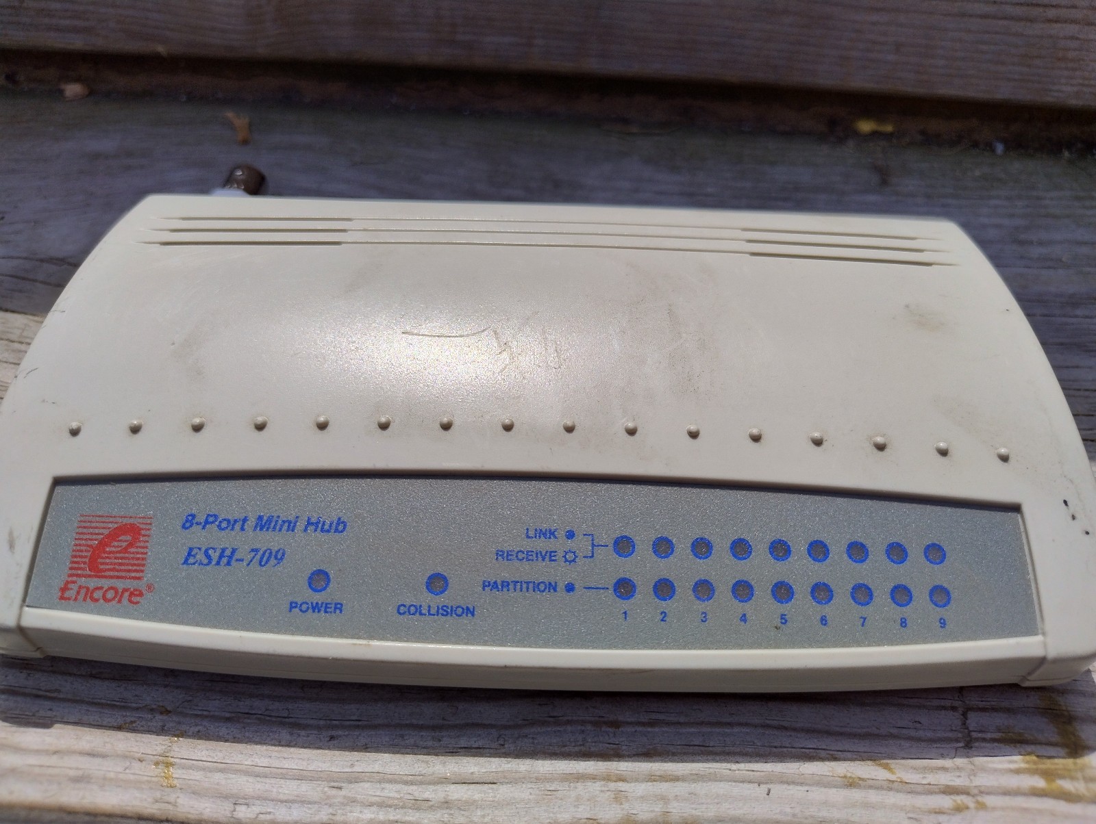 ENCORE 8 PORT MINI HUB ESH-709  W COAX , POWER ADAPTER