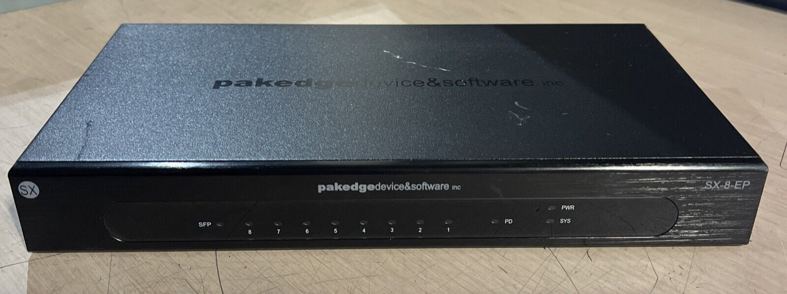 PAKEDGE SX-8-EP 8 PORT MANAGED NETWORK SWITCH