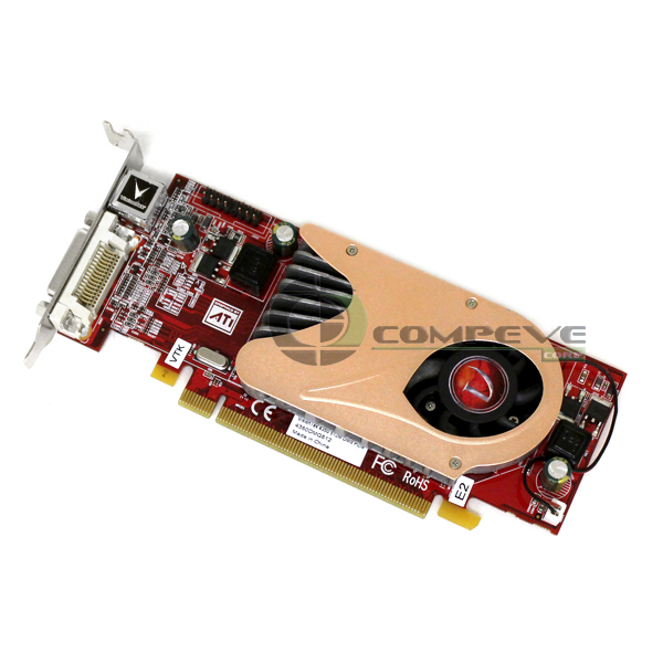 ATI  VisionTek  HD4350 VTK-400590 512MB DDR2 SDRAM PCI-E Video Card 900273