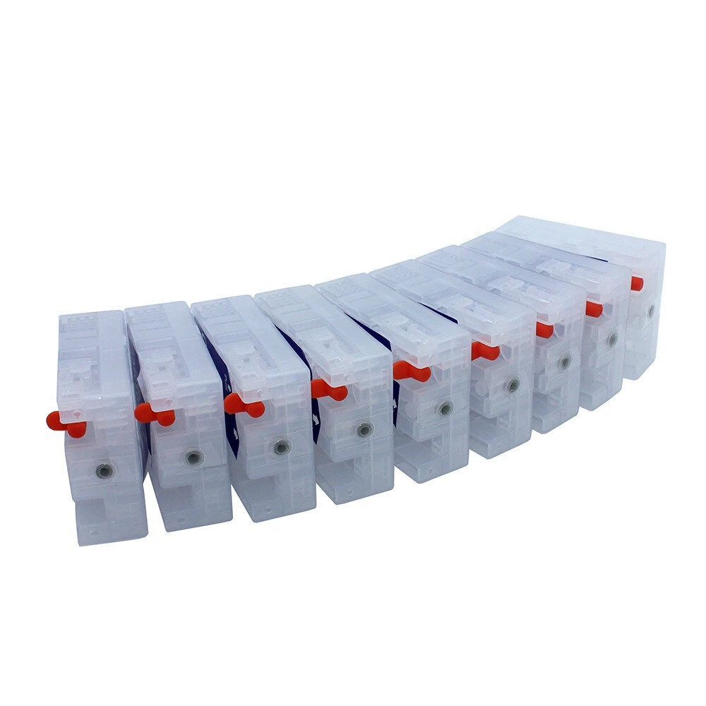 Refillable Ink Cartridges T8501 -T8509 Empty No Chip for SureColor P800 SC-P800