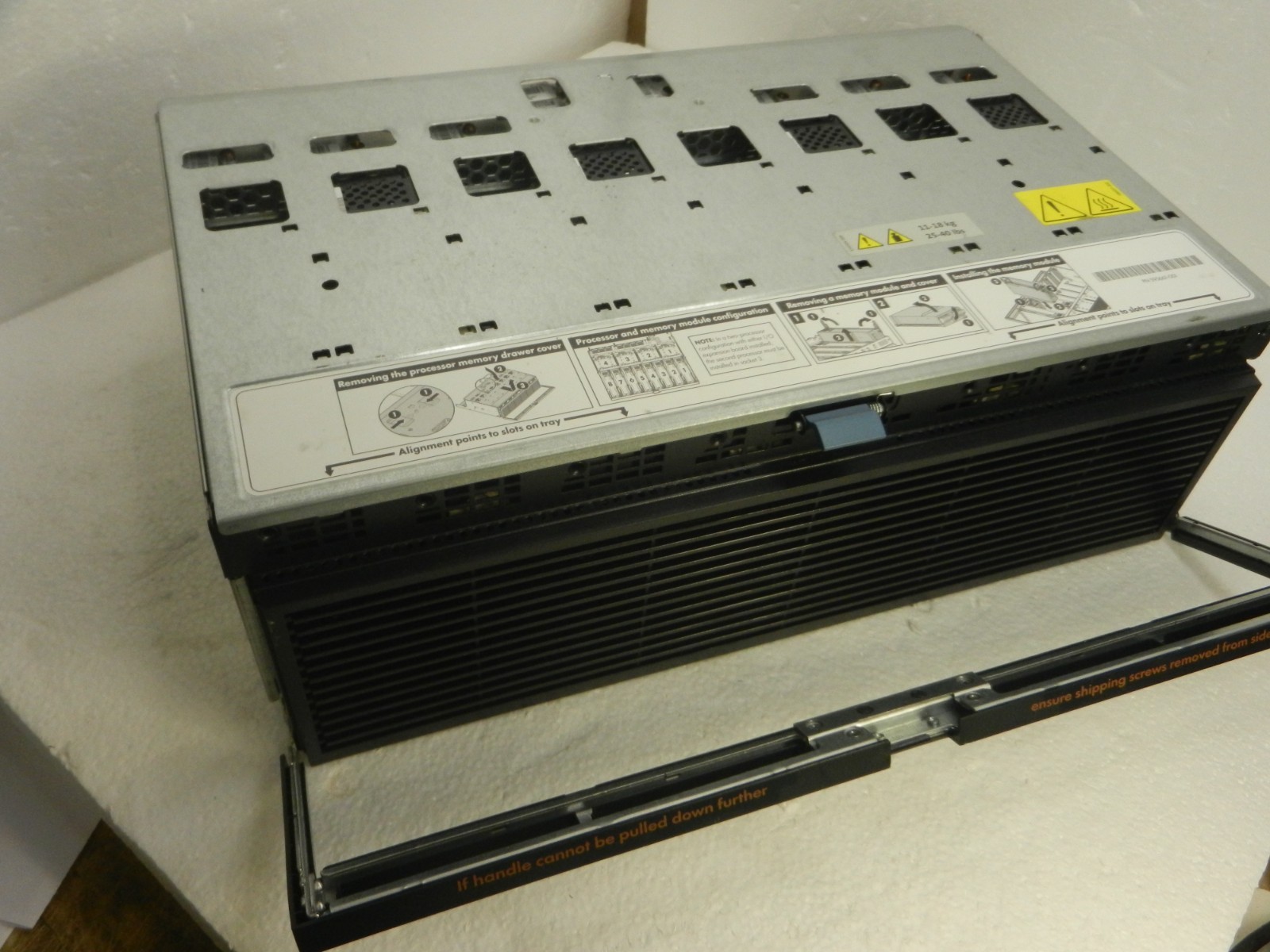 HP Proliant DL580 G7 DRAWER W/ 4X XEON + 128GB ( 16X 8GB m393b1k70CHO-ch9q5 )