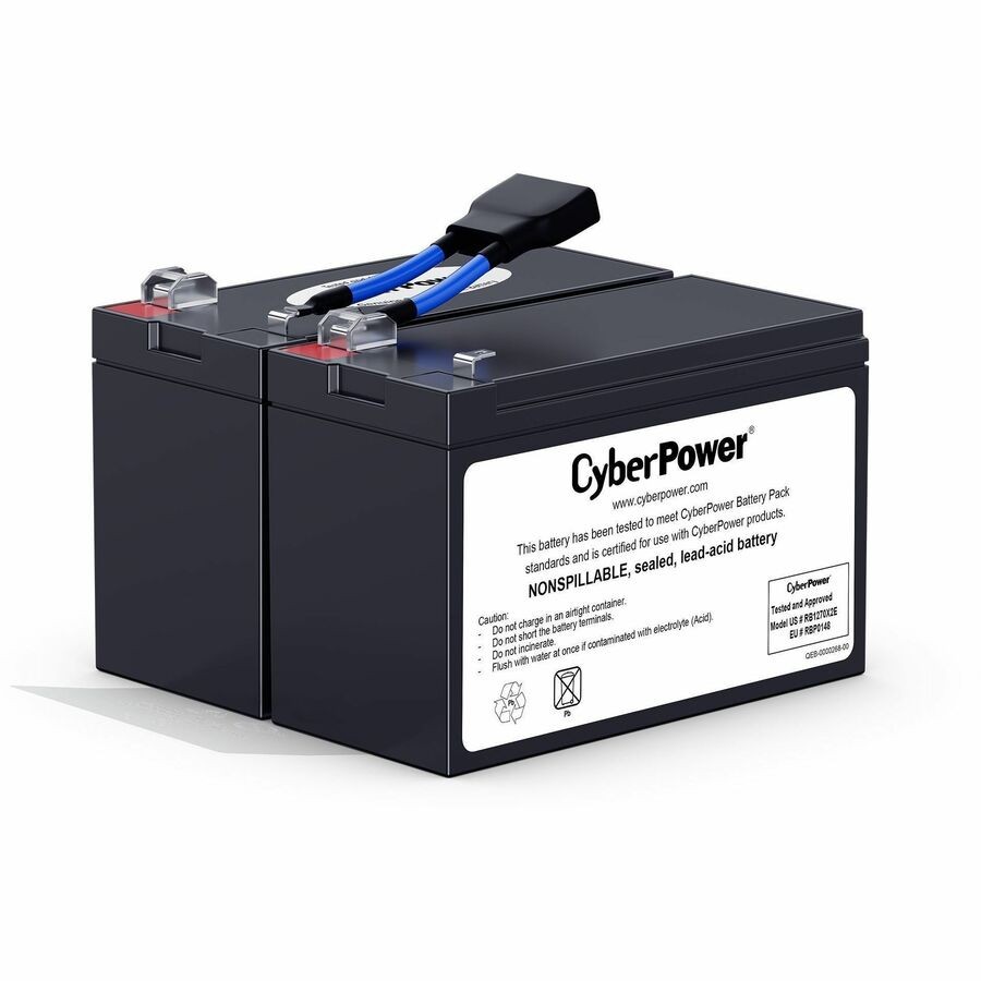 CyberPower RB1270X2E Sealed Lead-Acid Replacement Battery Cartridge