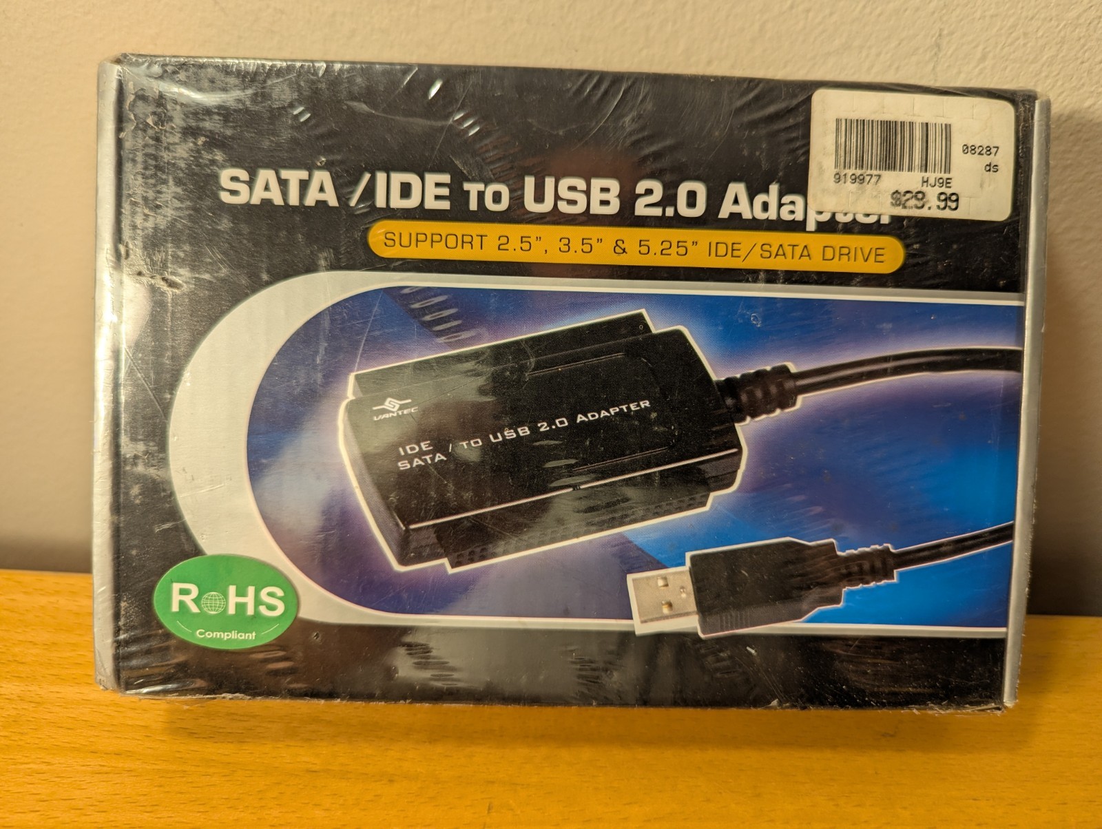 Vantec CB-ISATAU2 SATA/IDE to USB 2.0 Adapter.