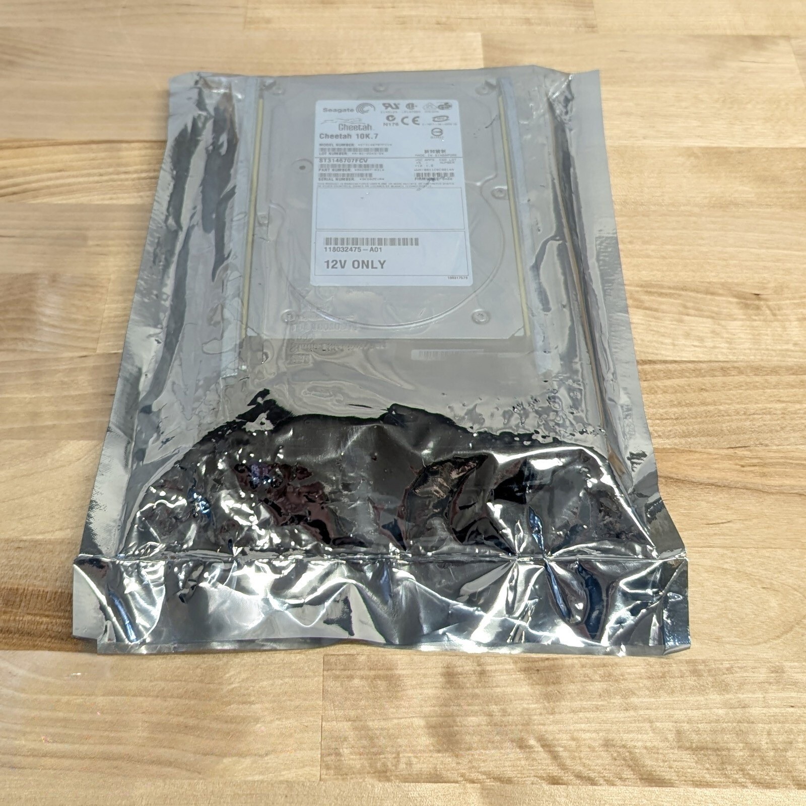 Seagate Cheetah 3.5" 146GB 10K.7 Fibre Channel Hard Drive ST3146707FCV - NEW