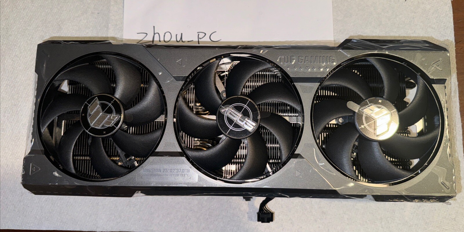 (FOR PARTS) Shroud Cooler Radiator For Asus TUF RTX 4080 4090 Gaming