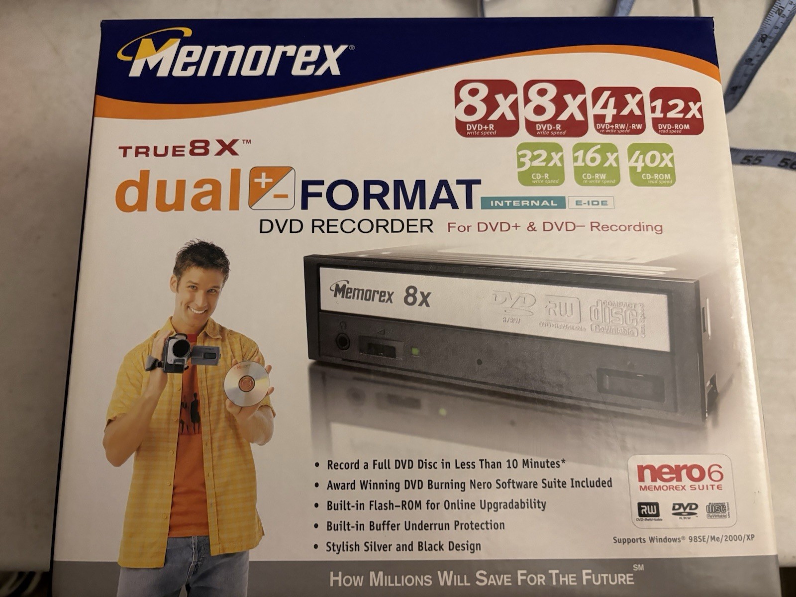Memorex True8X Dual Format Dvd Recorder
