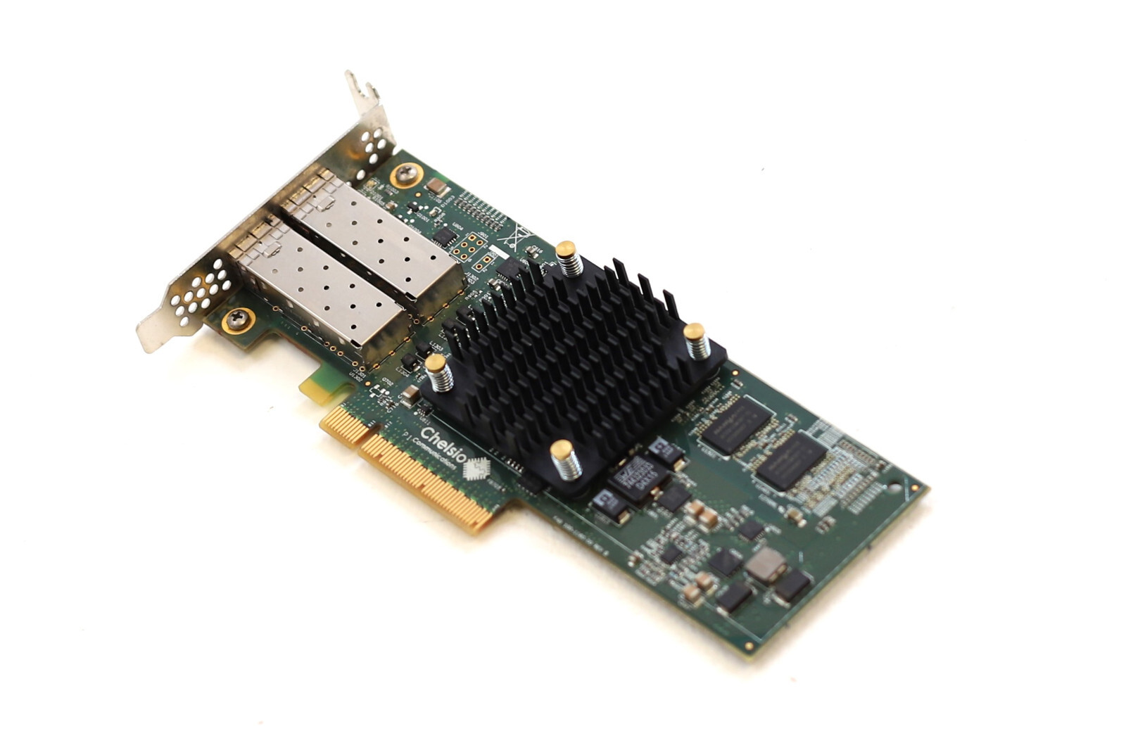 Dell Chelsio T520-CR Dual-Port 10GbE SFP+ PCIe Network Adapter Dell P/N: 0JF0FV