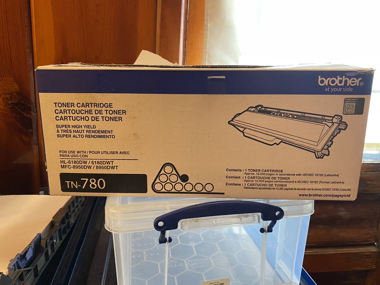Brother Genuine TN780 Mono Laser Toner Cartridge - Black