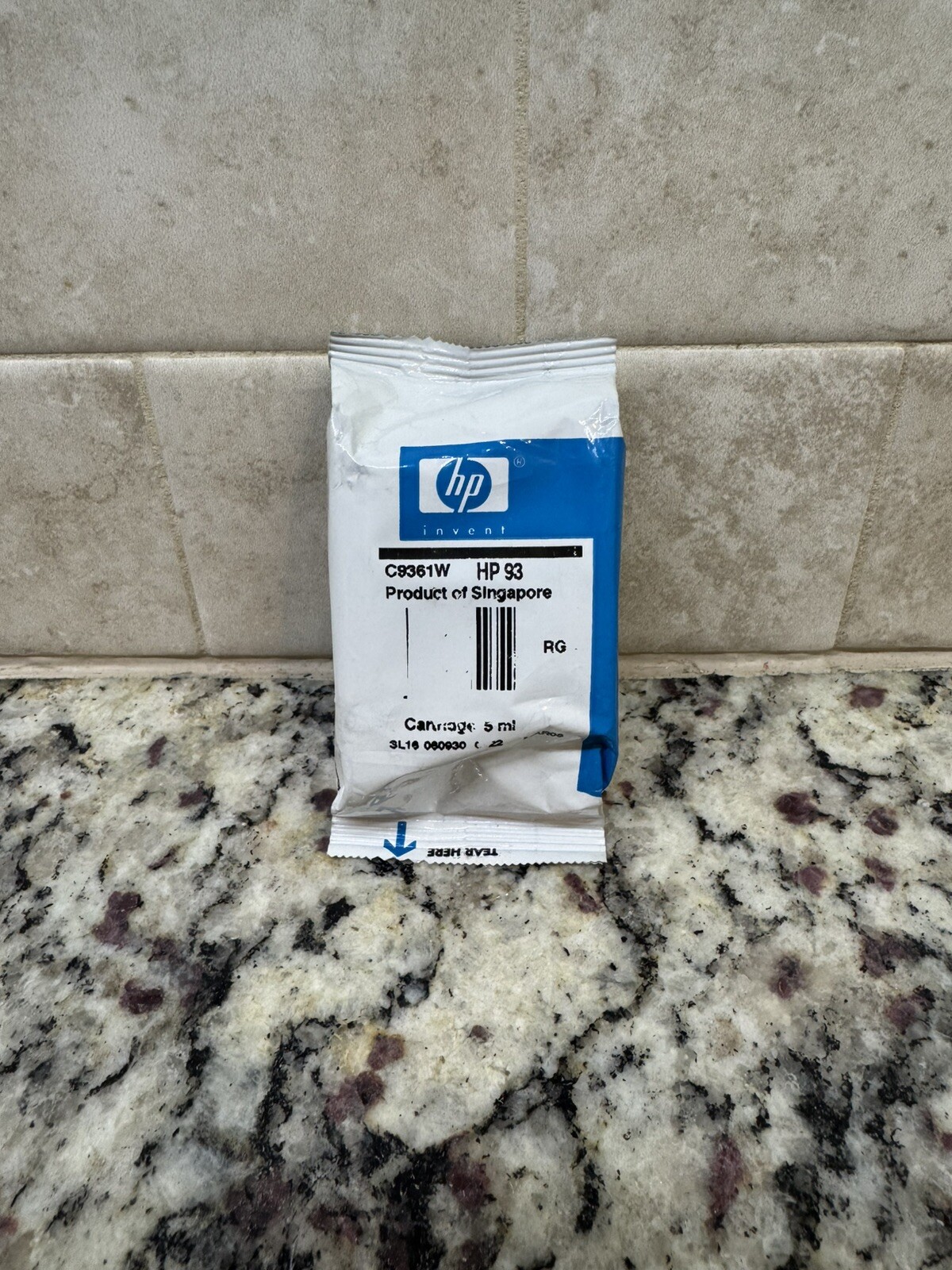HP93 Tri Color Ink Cartridge NOS Sealed In Foil C9361W