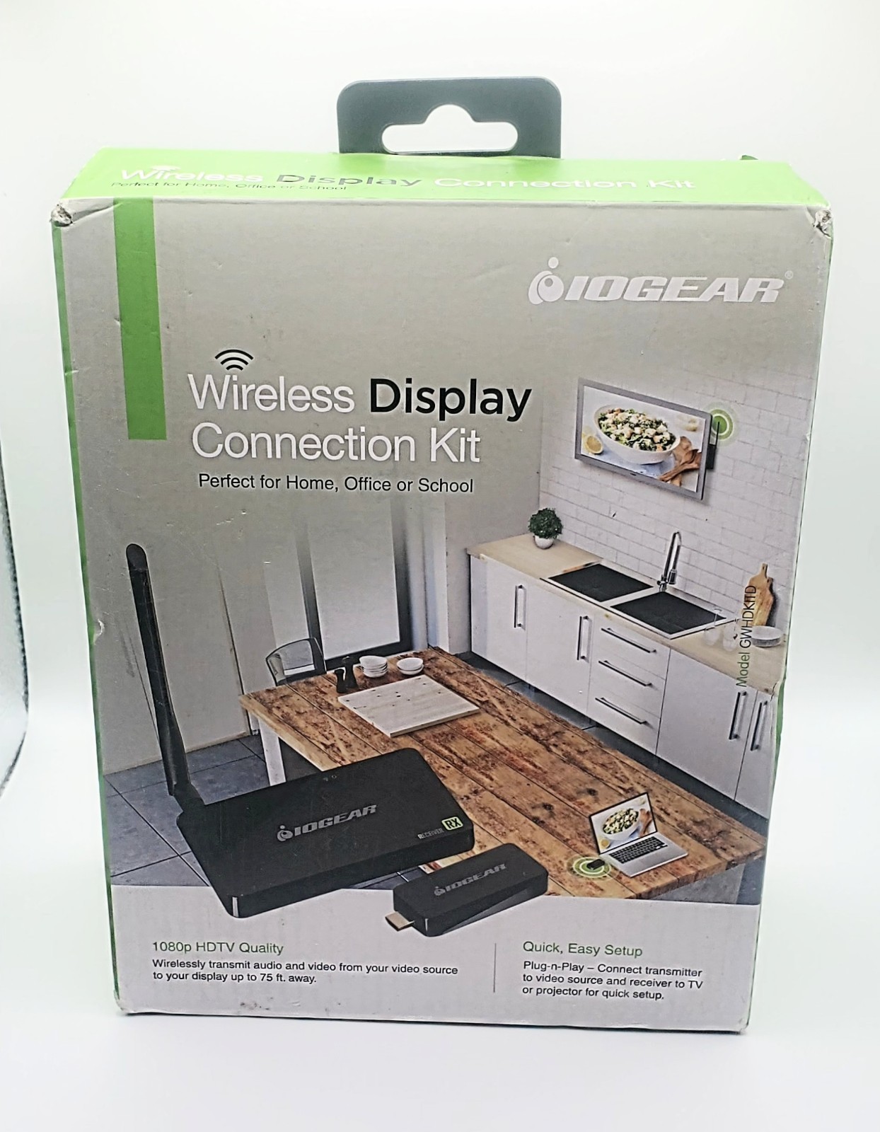 IOGEAR Wireless Display Connection Kit 1080p HDTV Quality Gwhdkitd