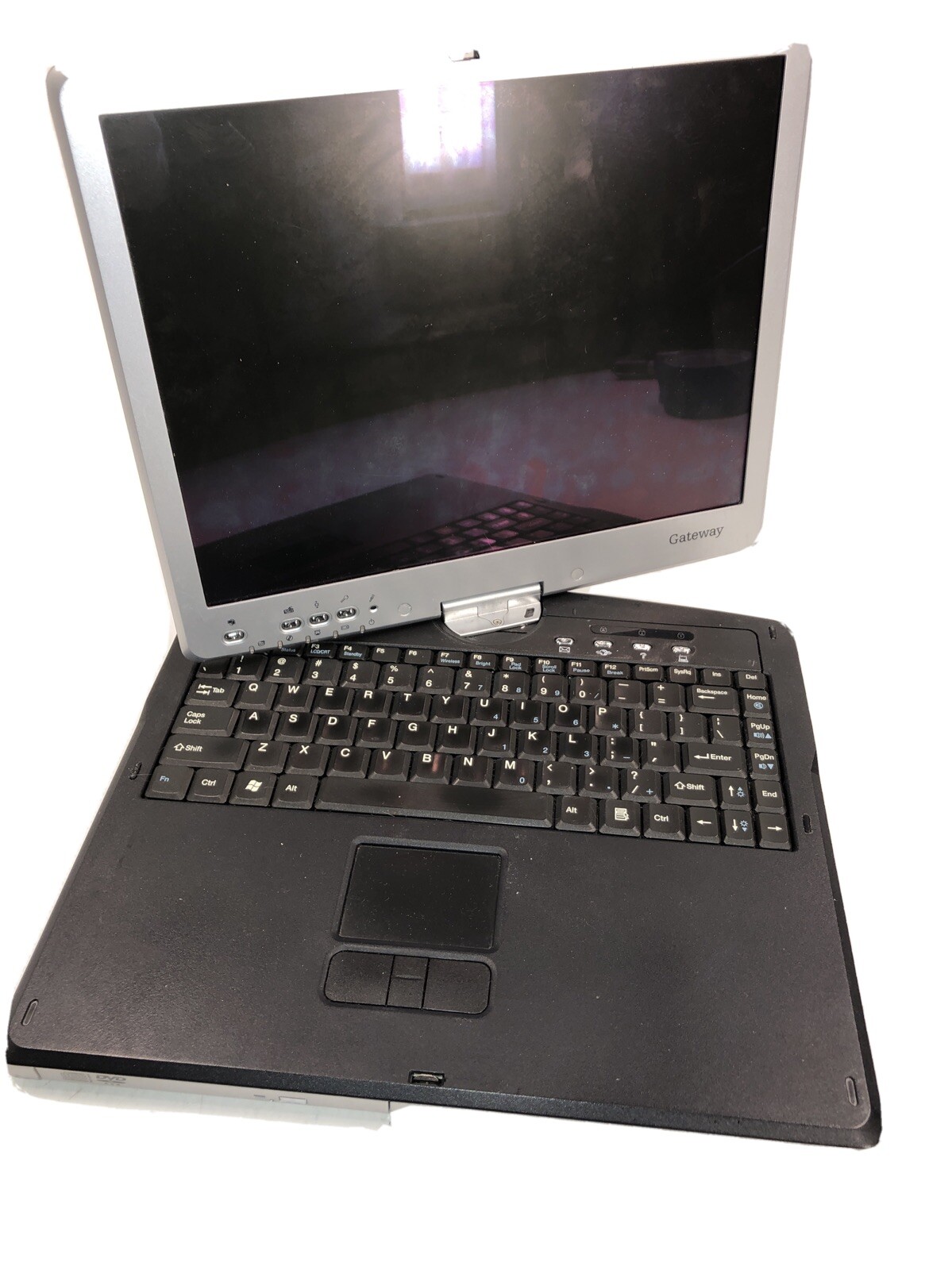 Gateway M275 Folding Tablet Laptop Not Able To Test. - For Parts Only
