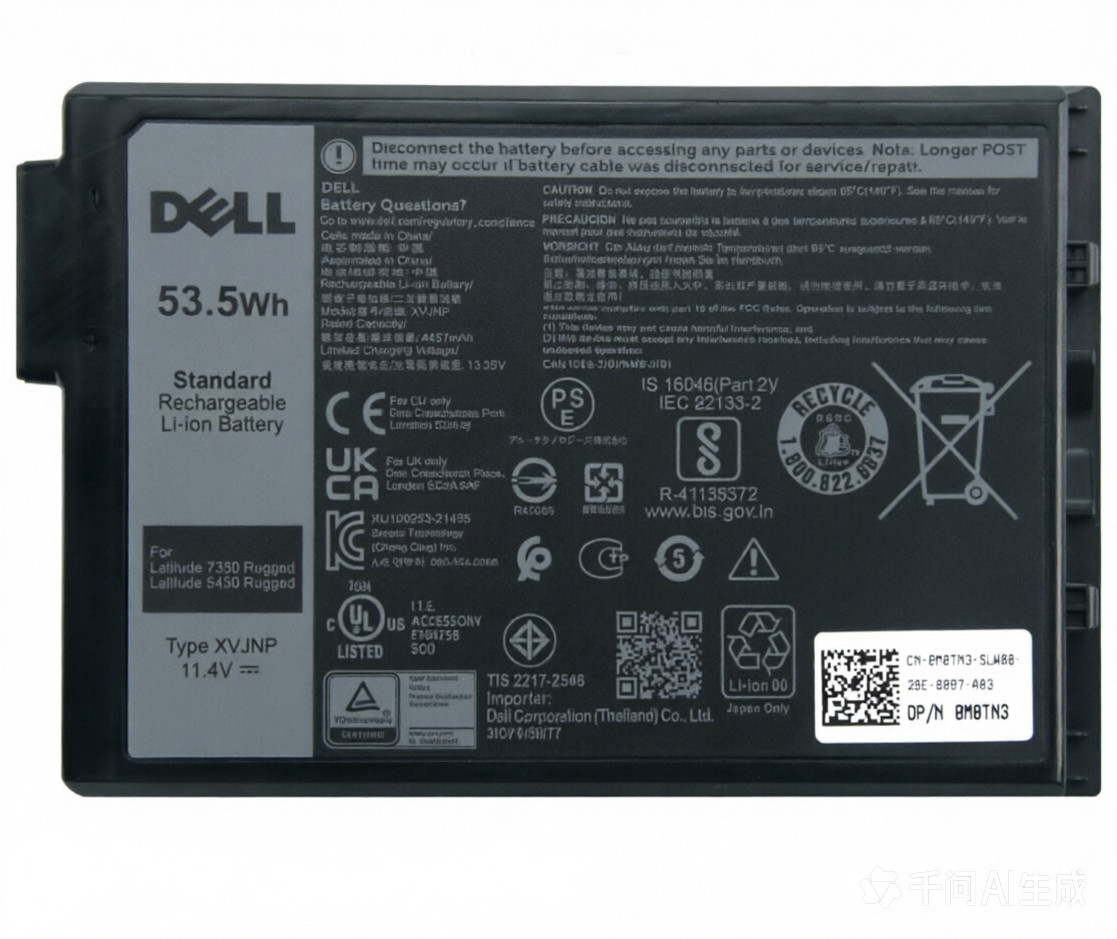 Genuine XVJNP Battery For Dell Latitude 5430 7330 Rugged Extreme 06JRCP 0M0TN3