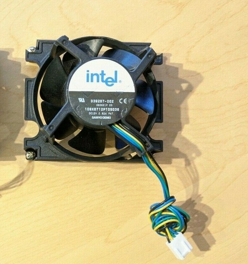 Intel D39267-002 06021P 03 DC12V 0.82A Sanyo Denki CPU Fan