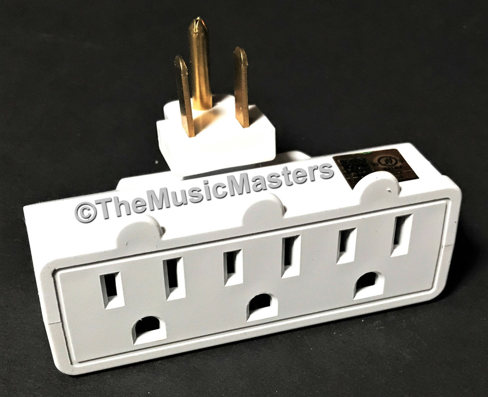 Swivel 3 Outlet Triple AC Wall Plug Power Tap Splitter 3-Way Electric Adapter