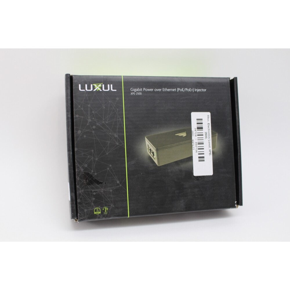 Luxul XPE-2500 Gigabit POE Injector - New Open box