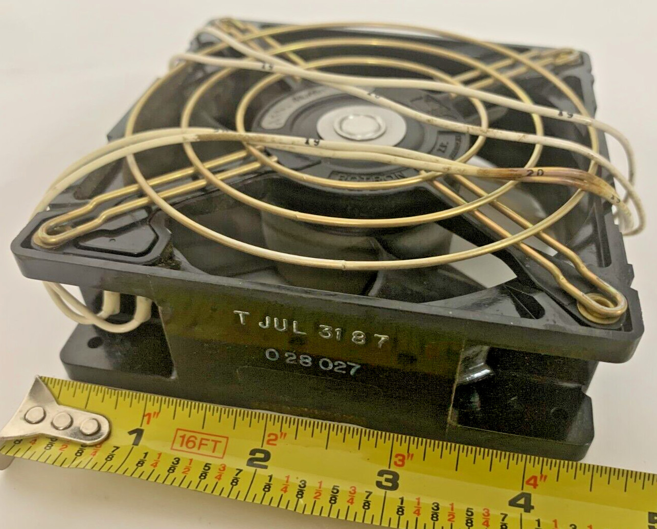 MUFFIN ROTRON 120mm x 38mm Cooling Axial Fan 115VAC 50/60Hz AC 4-3/4" x 1-1/2"