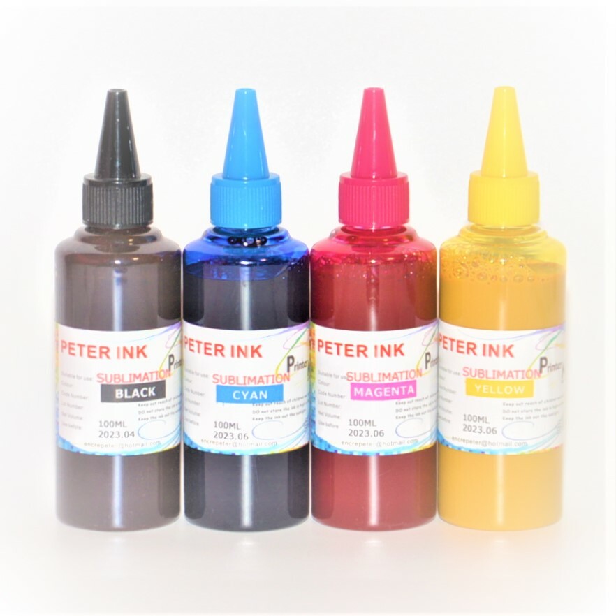 4X100ML Sublimation Ink for T C88 C88+ Printer CISS 060 60 cartridge