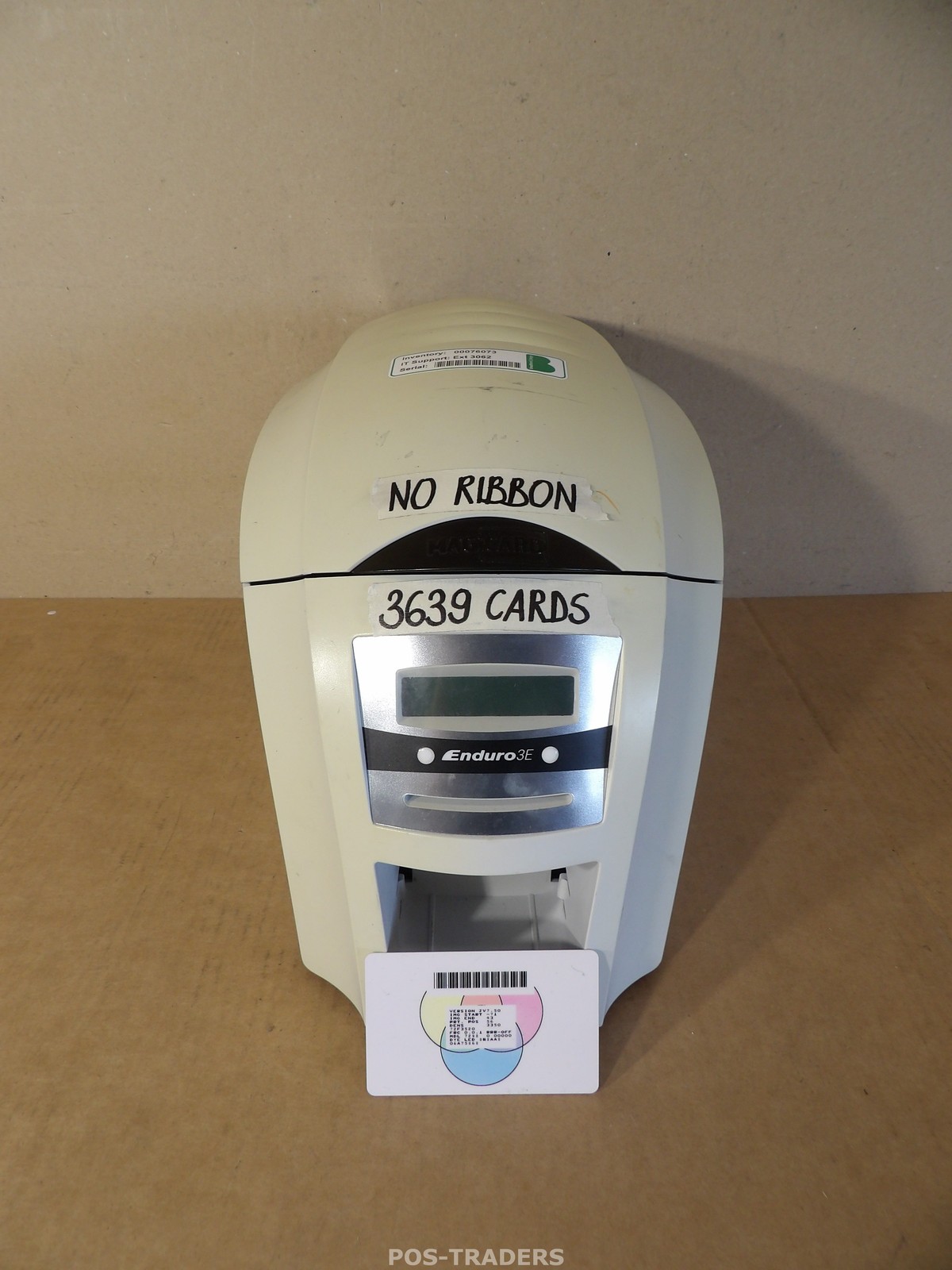 Magicard ENDURO 3E STD DUO Color Card Printer - 3639 CARDS - OK / NO RIBBON